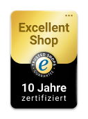 Trusted Shops Excellent Shop Award, 10 Jahre zertifiziert