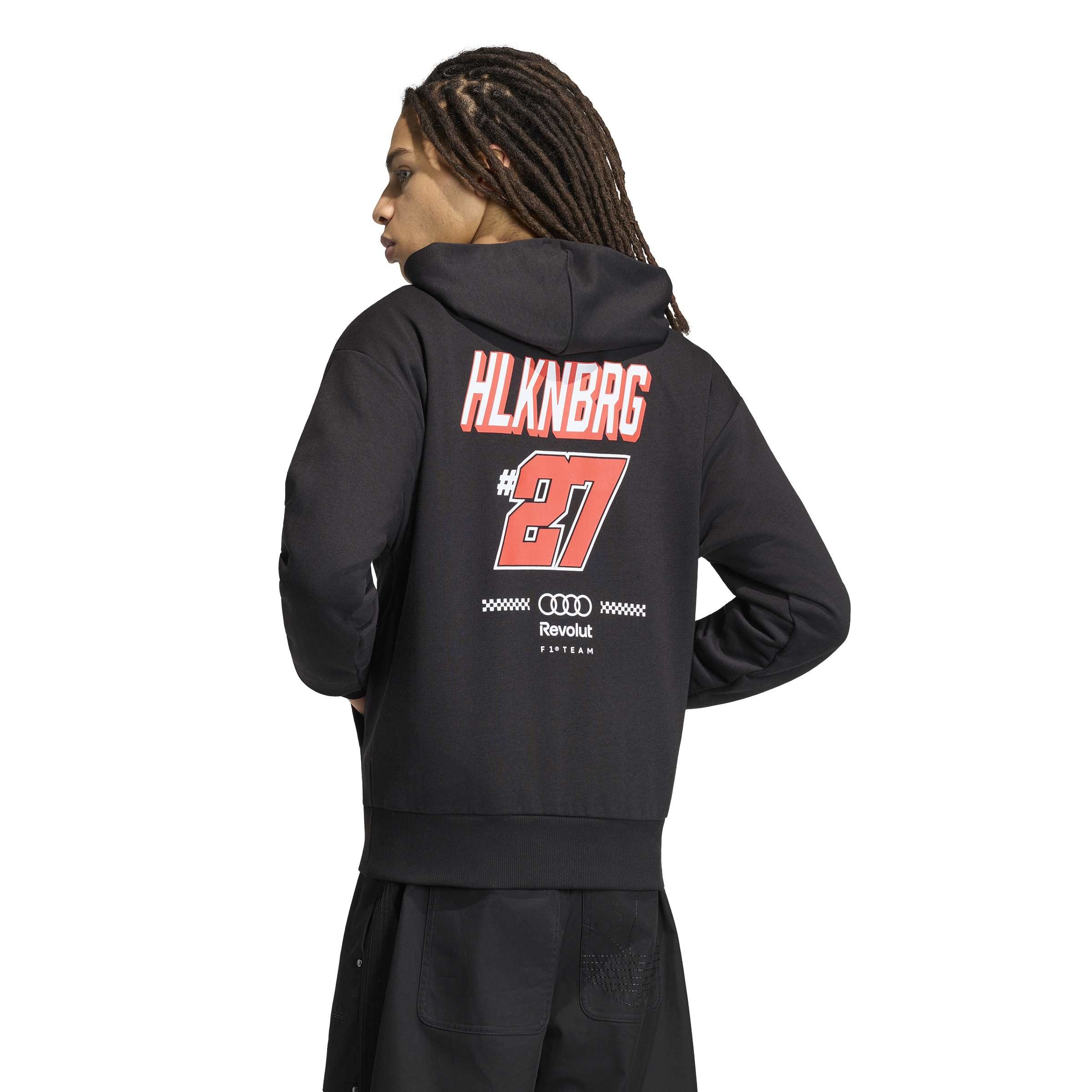 Original Audi Formel 1 Fan Hulkenberg Hoodie II, Herren, schwarz - 313260650-Konfig