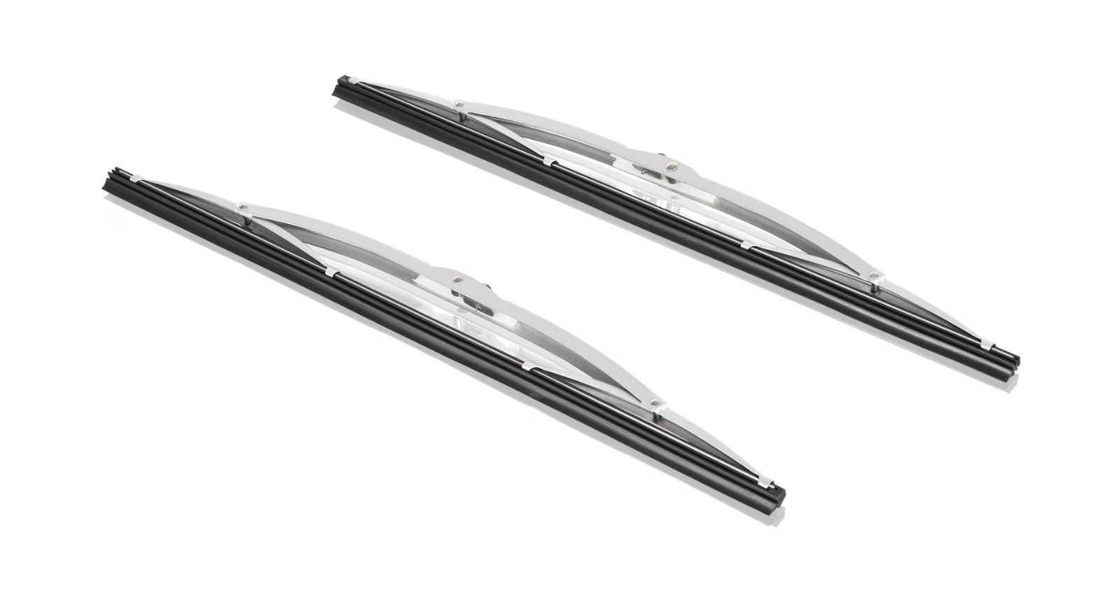 Original Porsche Satz Wischerblatt in Silber für 911 F Modell - 90162831100