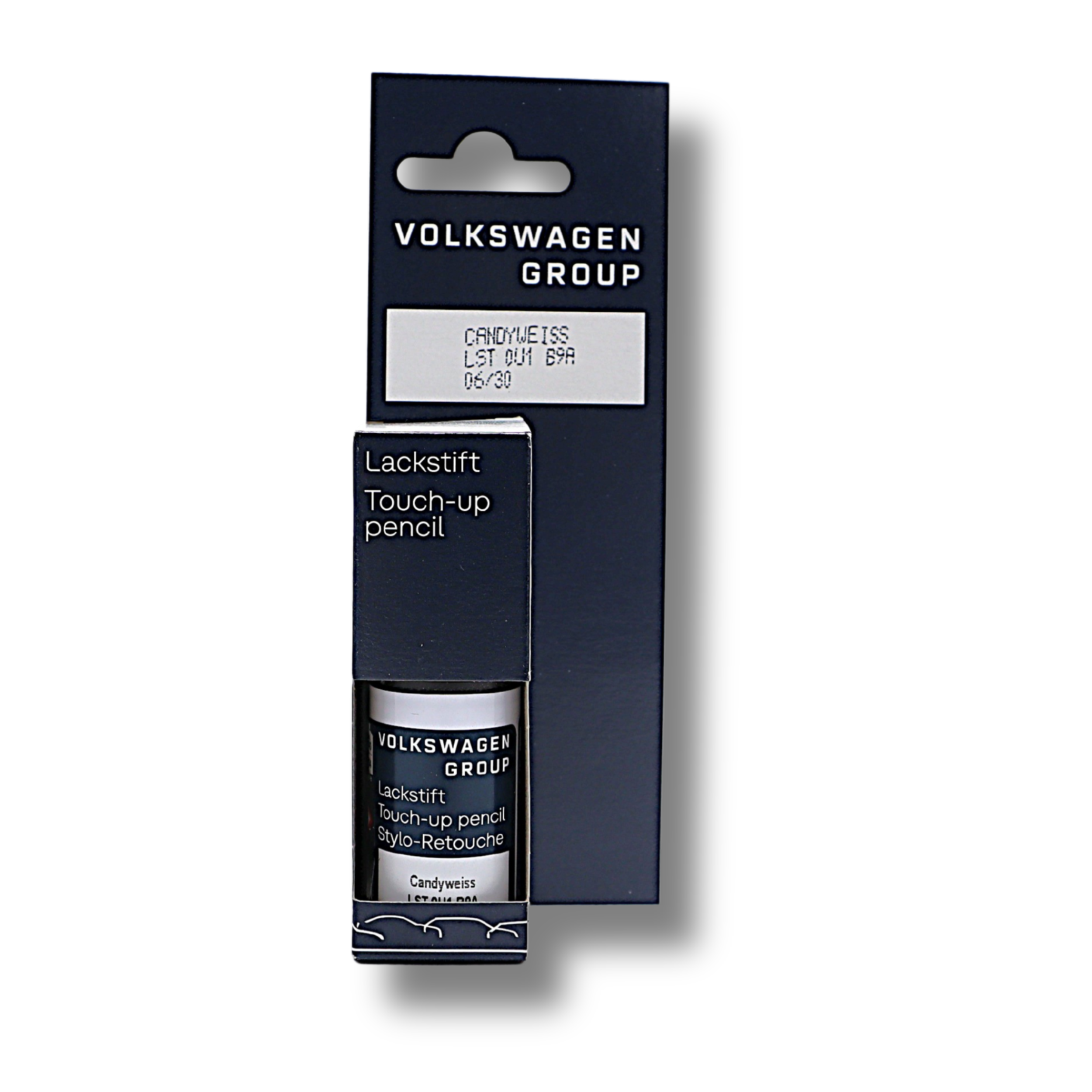 Original Audi VW SEAT Skoda Lackstift LB9A candyweiss LST0U1B9A