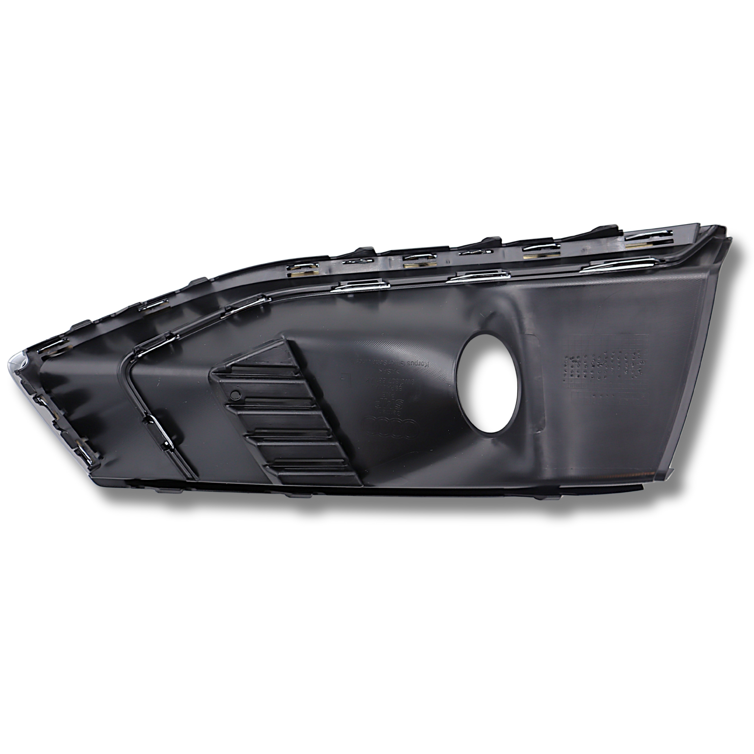 Original Audi A4 Luftführungsgitter links satinschwarz/alu