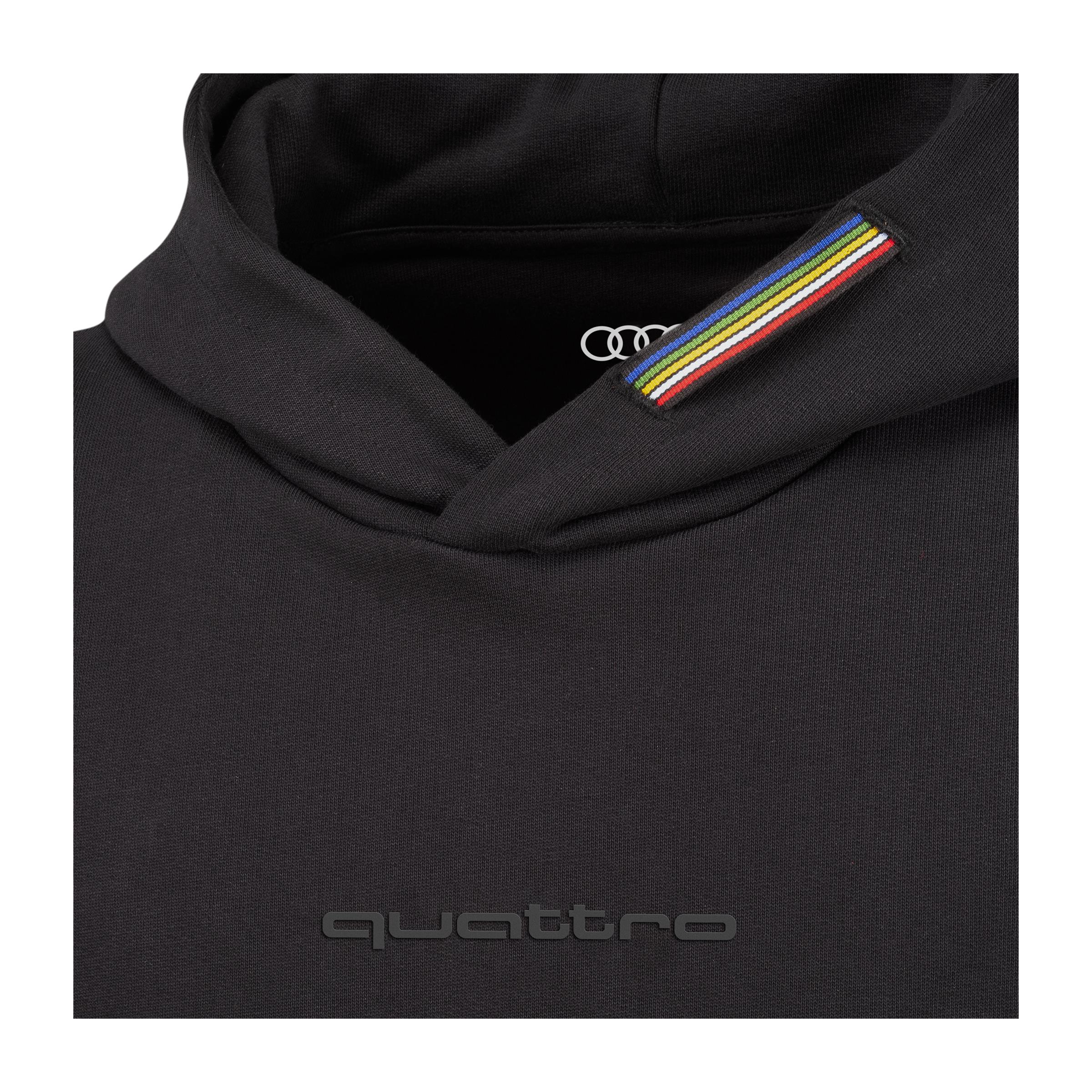 Original Audi quattro pulse Hoodie, Unisex, schwarz