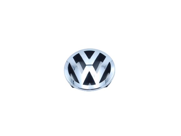 Original VW Emblem für den Kühlergrill vorn chromglanz/anthrazit