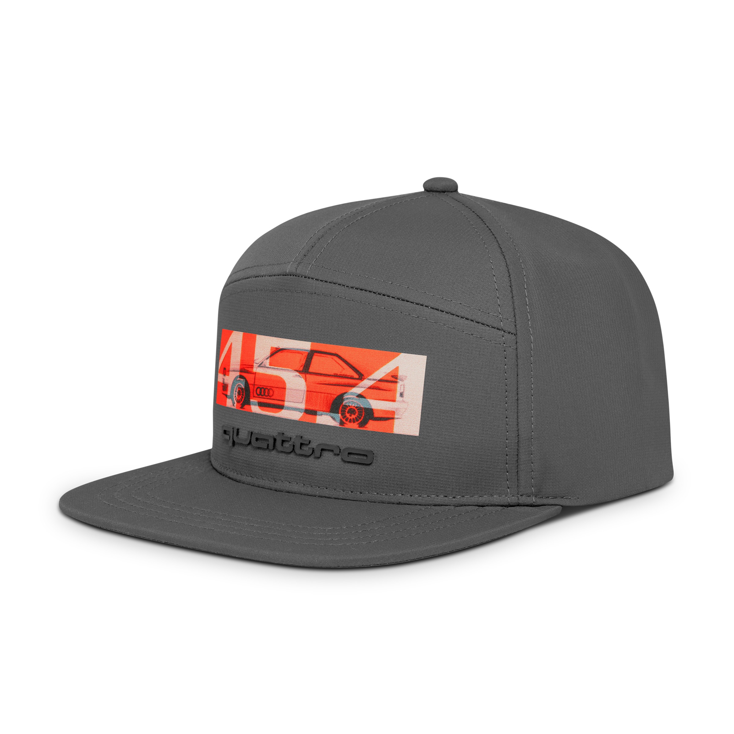 Original Audi quattro 45.4 Snapback Cap, grau