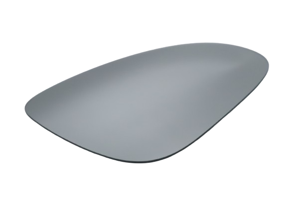 Original VW Touareg Spiegelglas rechts konvex mit Trägerplatte Außenspiegel