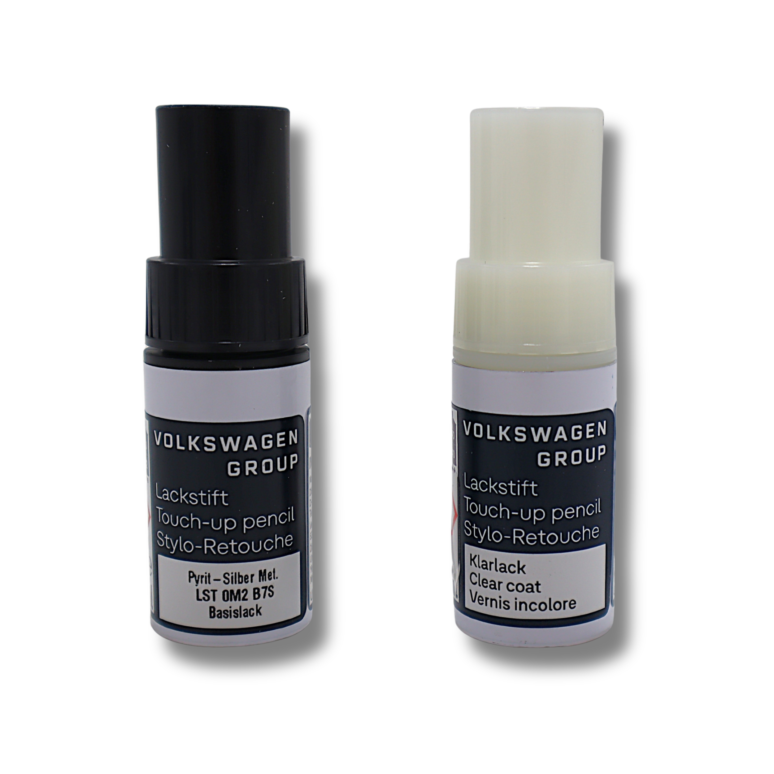 Original Audi VW SEAT Skoda Lackstiftset LB7S pyrit silber-metallic  - LST0M2B7S