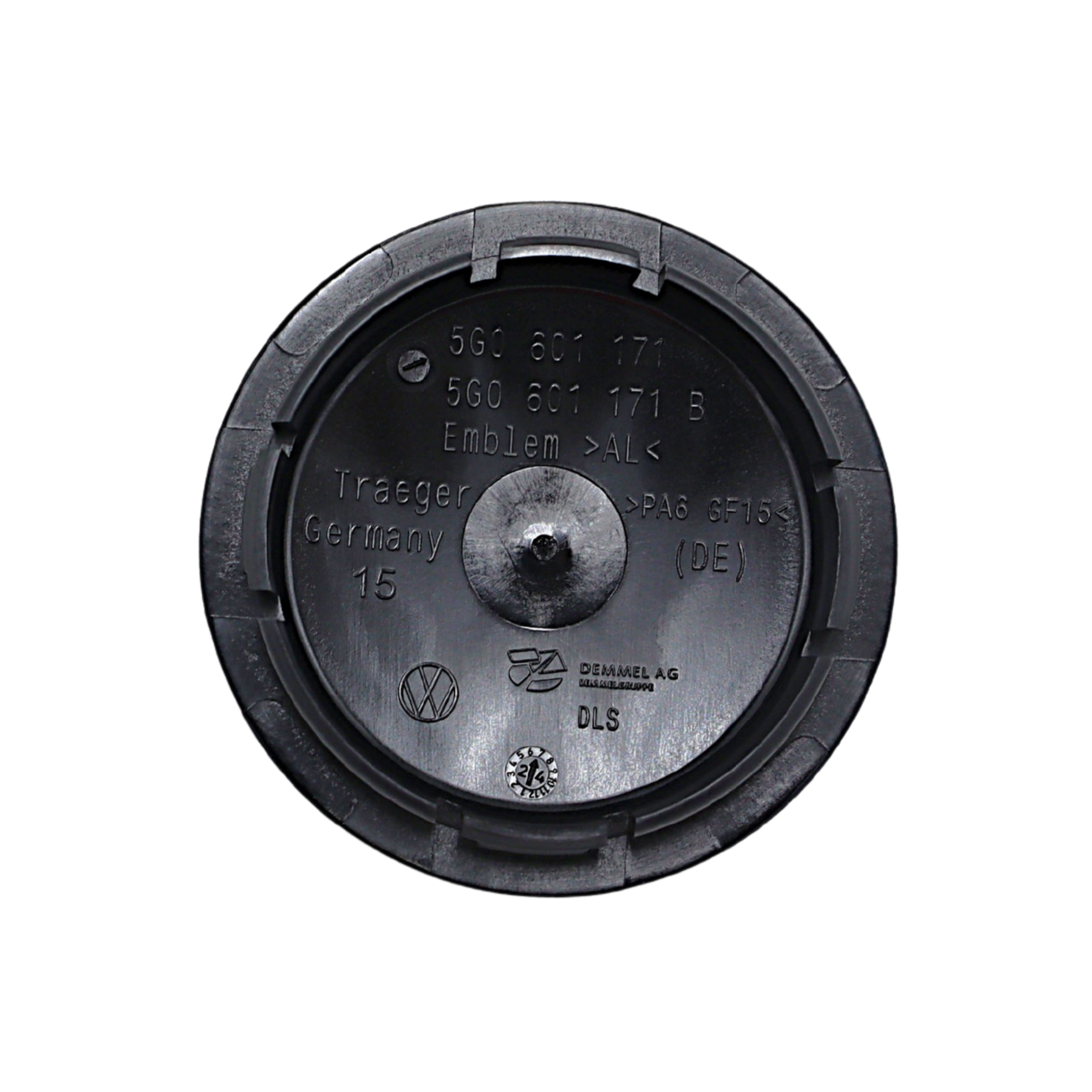 Original Volkswagen Golf Passat Tiguan Transporter Radzierkappe Nabendeckel Nabenkappe für Alufelge 5G0601171  XQI