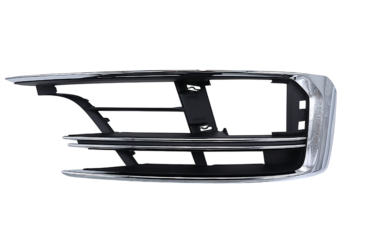 Original Audi A8 Luftführungsgitter rechts schwarz/chrom