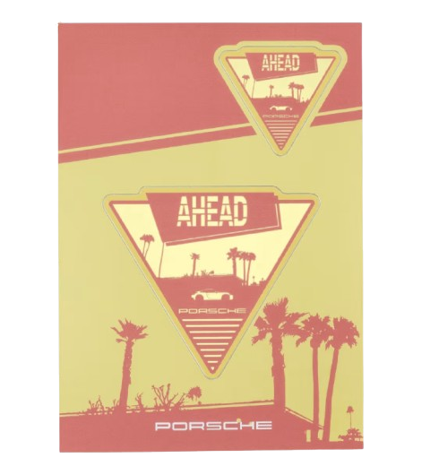 Original Porsche Sticker-Set AHEAD Ltd., mehrfarbig - WAP0508020SSTS