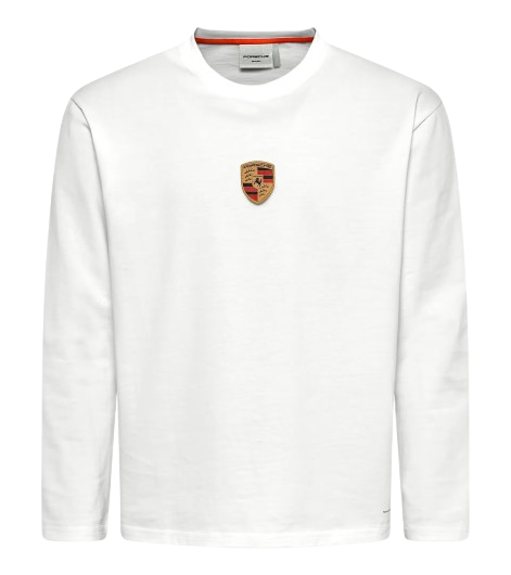 Original Porsche Retro Longsleeve, Sweater, beige - WAP816-Konfig