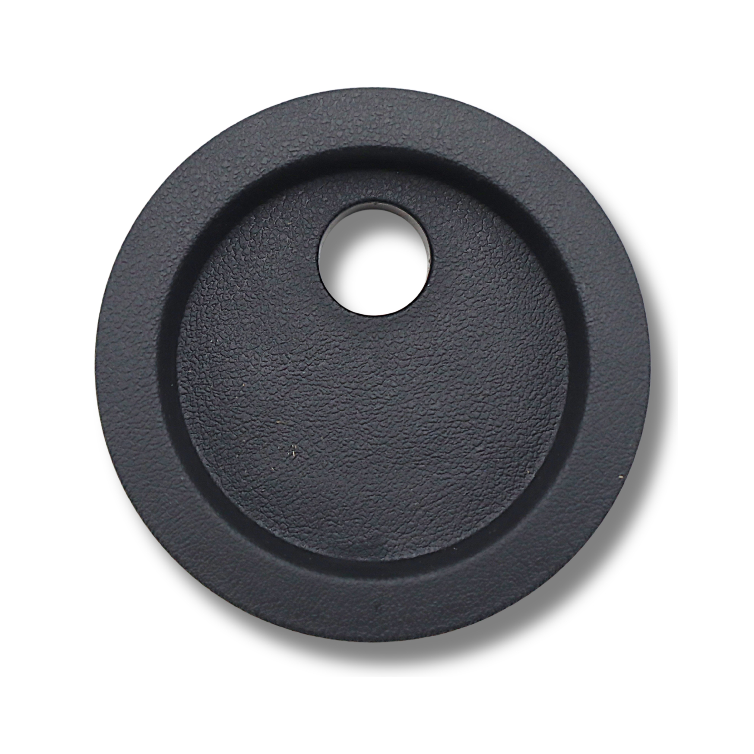 Original VW Campmobil Transporter Aufnahme für Verzurröse, satinschwarz Ladegutsicherung Bodenblech