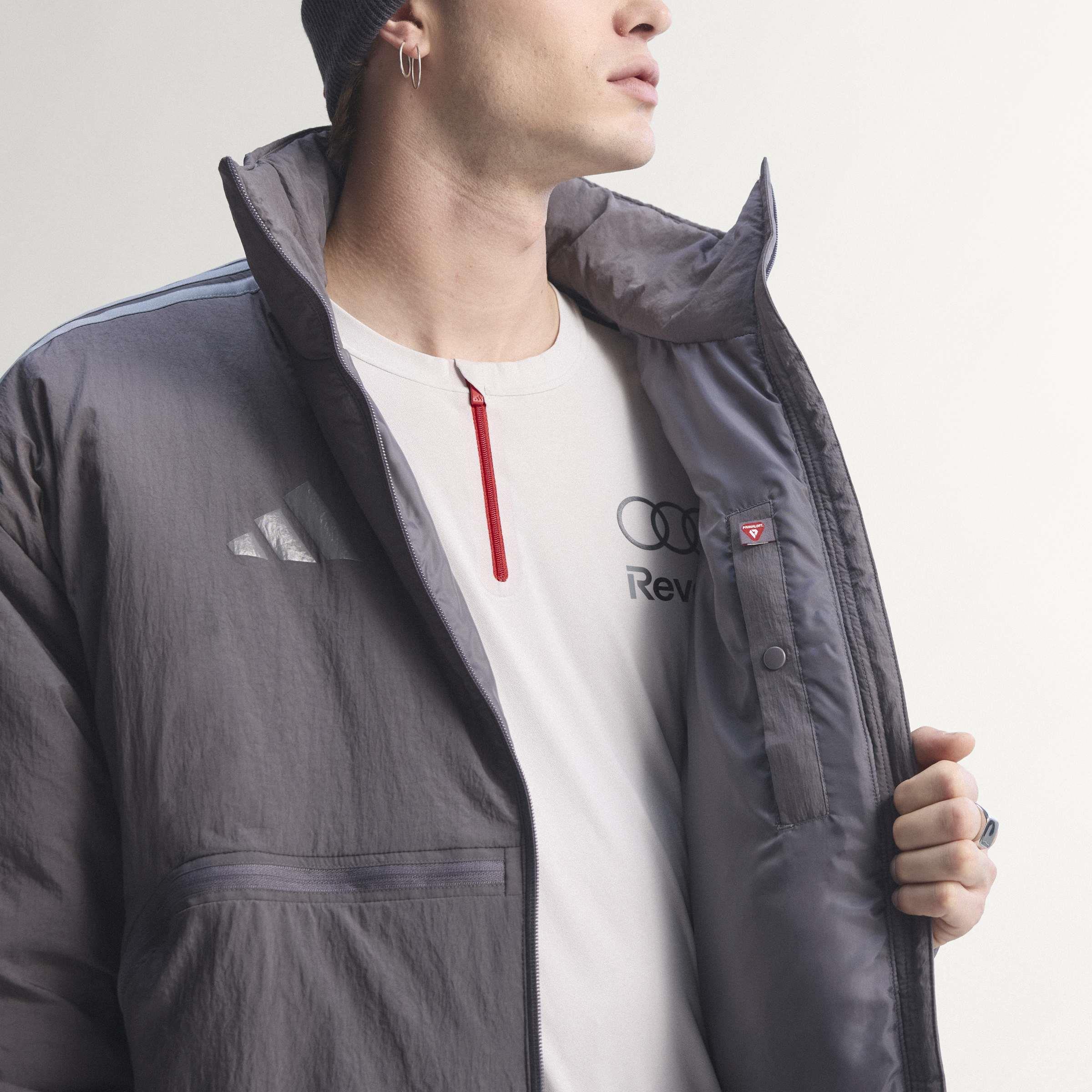 Original Audi Formel 1 Engineers Padded Jacket grau, Herren - 31326024-Konfig