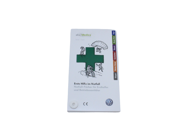 Original Volkswagen Erste Hilfe Notfallbuch Nothilfebuch VW Sanitäter