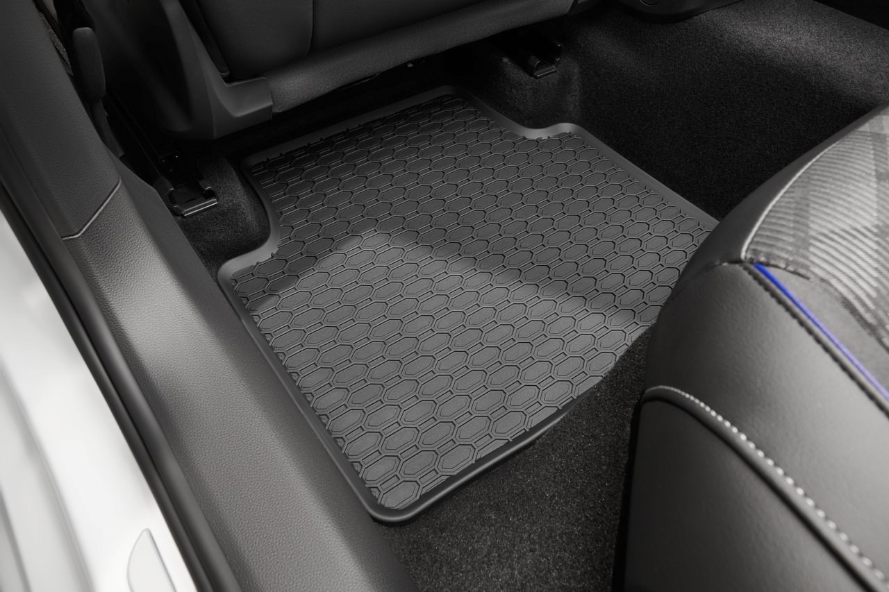 Original VW Passat B9 Satz Allwetterfußmatten Set Gummimatten vorne & hinten mit Druckknopf-Befestigung