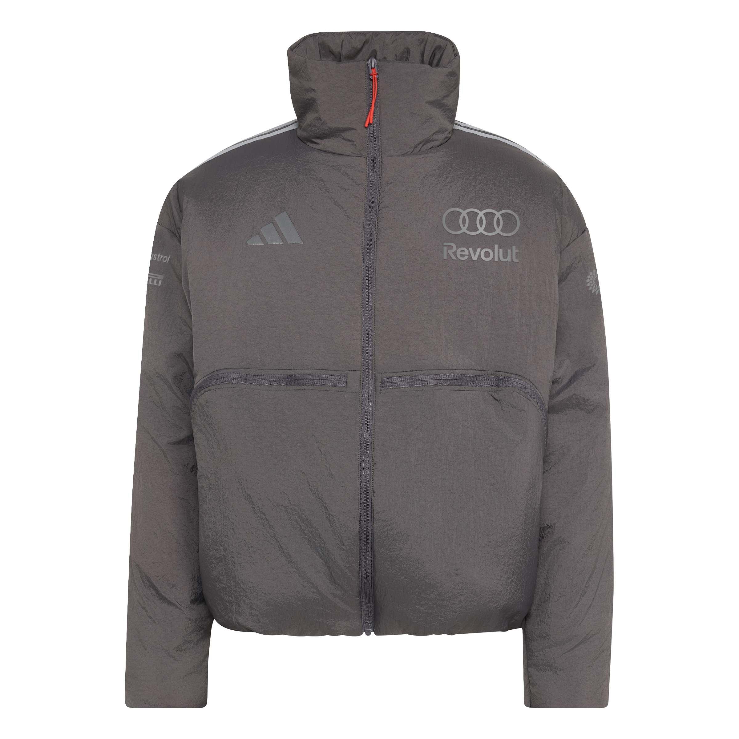 Original Audi Formel 1 Engineers Padded Jacket grau, Herren - 31326024-Konfig
