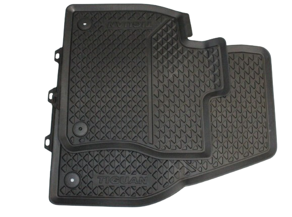 Original VW Tiguan Allwetterfußmattenset vorne schwarz