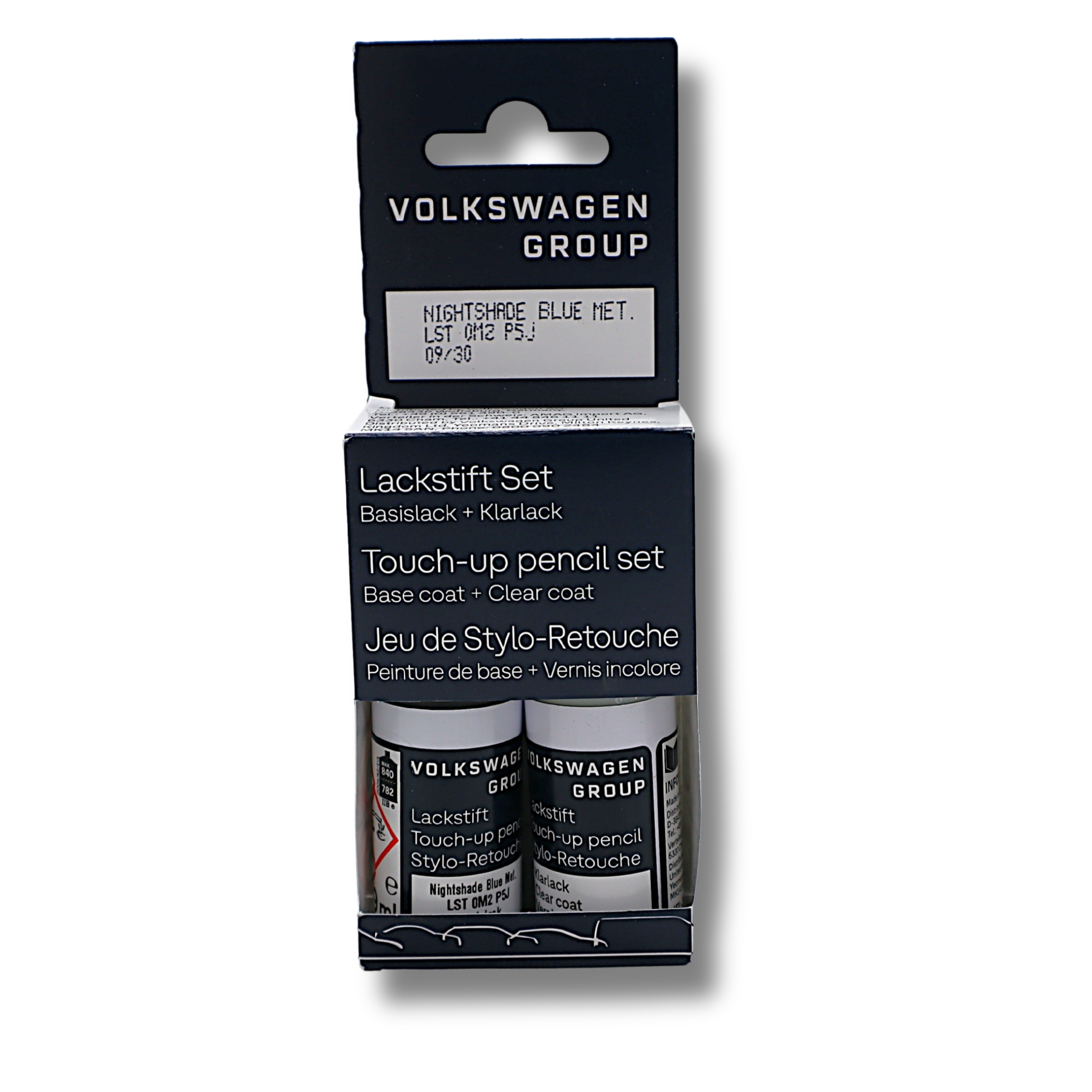 Original Audi VW SEAT Skoda Lackstiftset LP5J nightshade blue-metallic  - LST0M2P5J