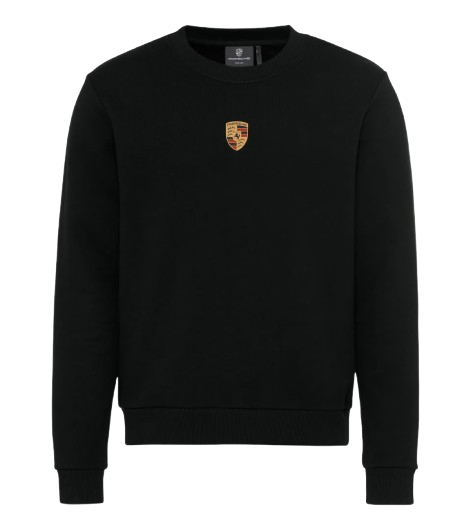 Original Porsche Wappen Sweater, Herren, schwarz - WAP200-Konfig