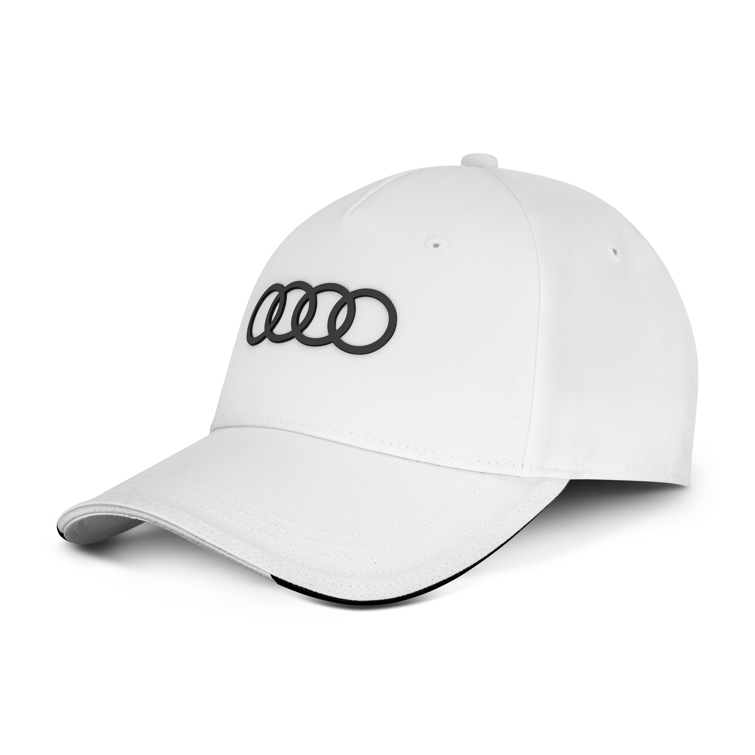 Original Audi Cap Baseballkappe Baseballcap Basecap Mütze weiß