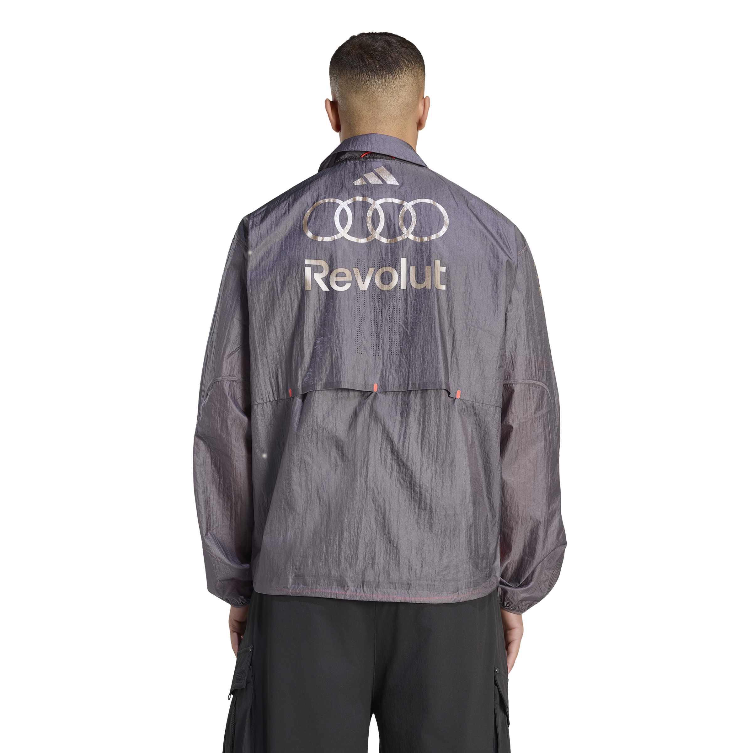 Original Audi Formel 1 Driver Paddock Jacke Herren, grau 313260230-Konfig