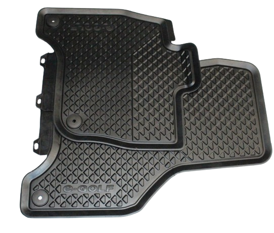 Original VW e-Golf Gummifußmatten vorne & hinten