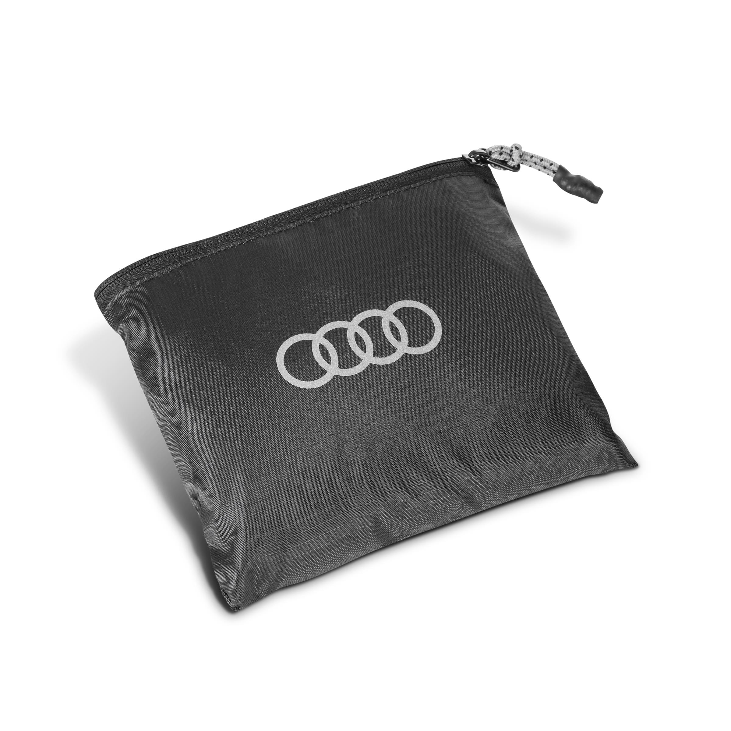 Original Audi Rucksack faltbar, schwarz