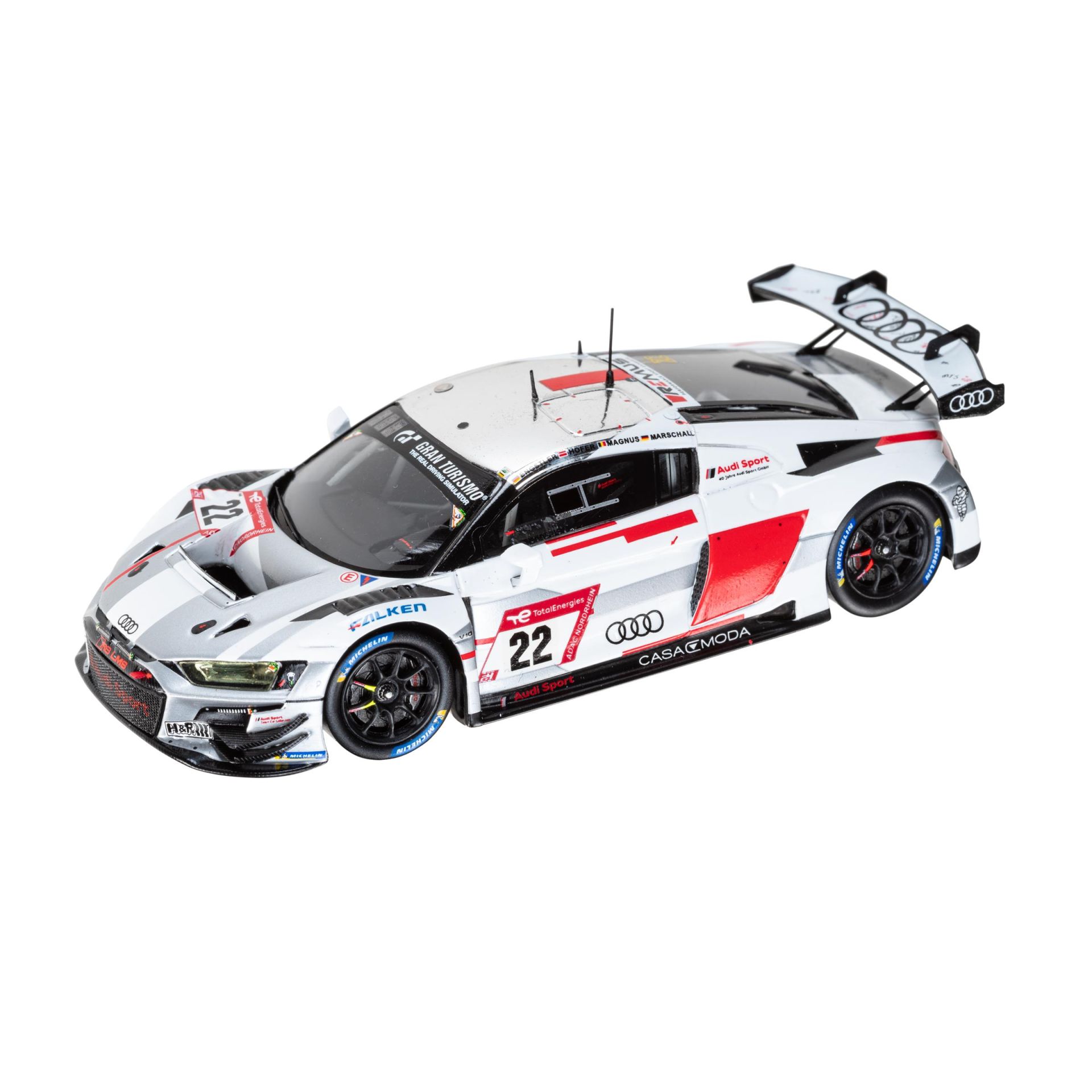 Original Audi R8 LMS GT3 24h NBR 23, #22, 1:43