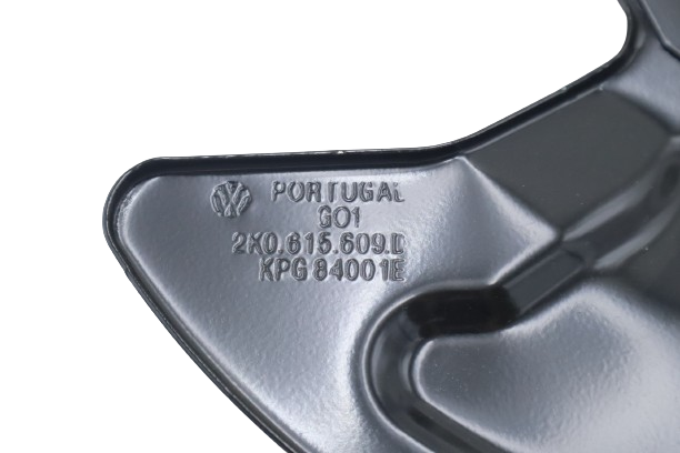 Original VW Caddy Deckblech Bremse Hinterachse links/rechts Ankerblech