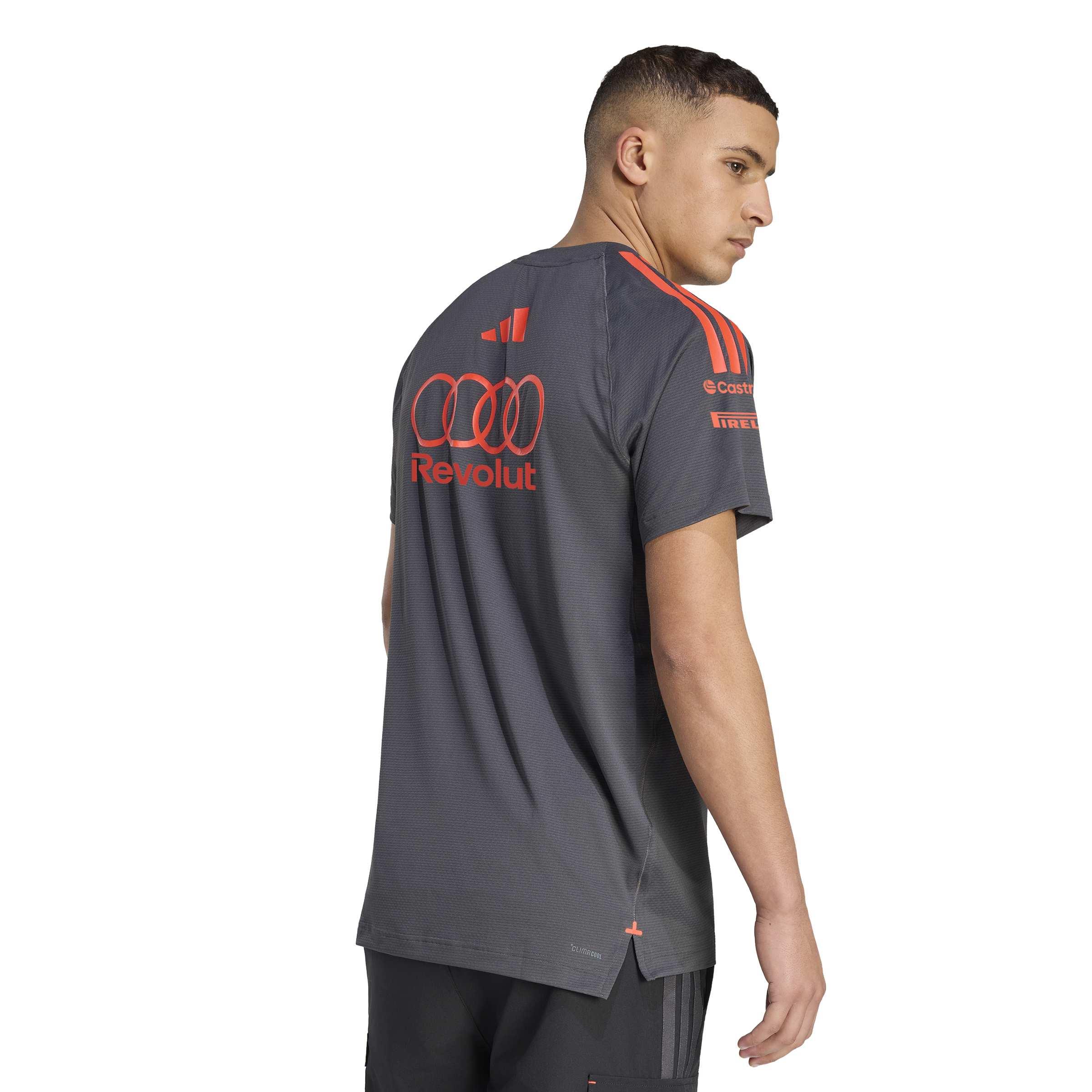 Original Audi Formel 1 Mechanics Jersey Herren, schwarz-grau 313260310-3