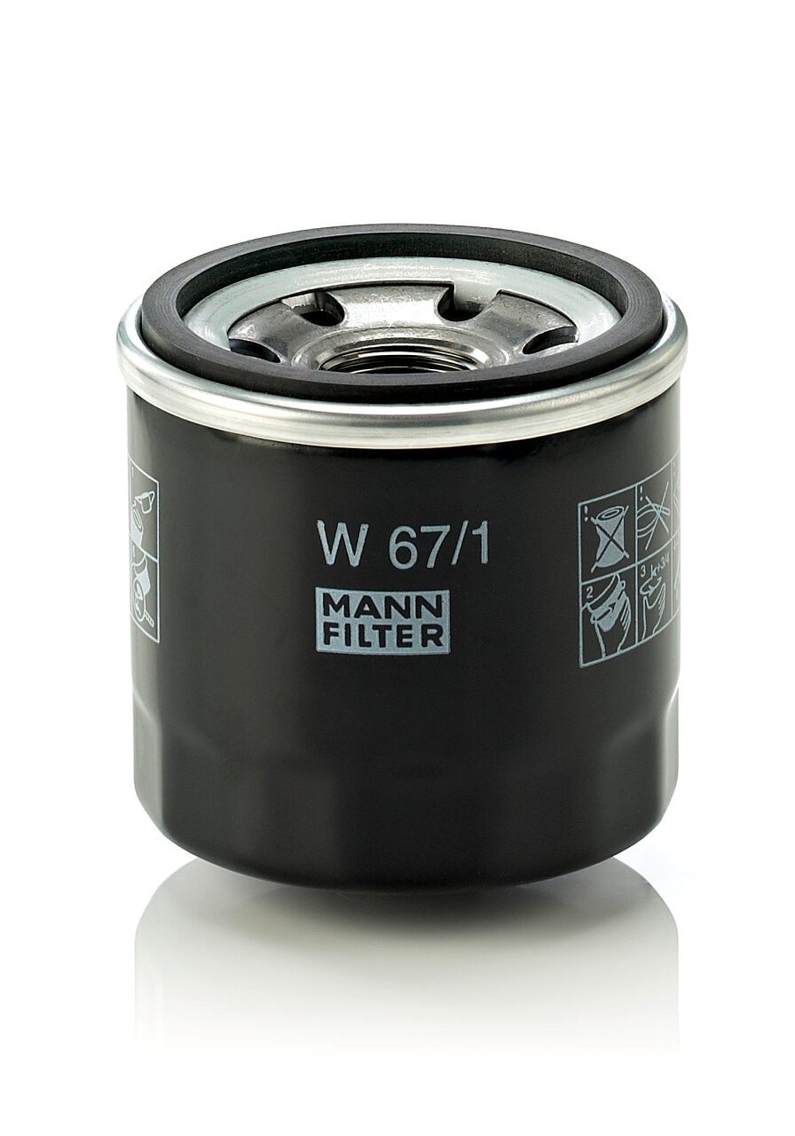 Original MANN-Filter W67/1 ÖLFILTER Renault Ford Honda Kia Mazda Hyundai Nissan