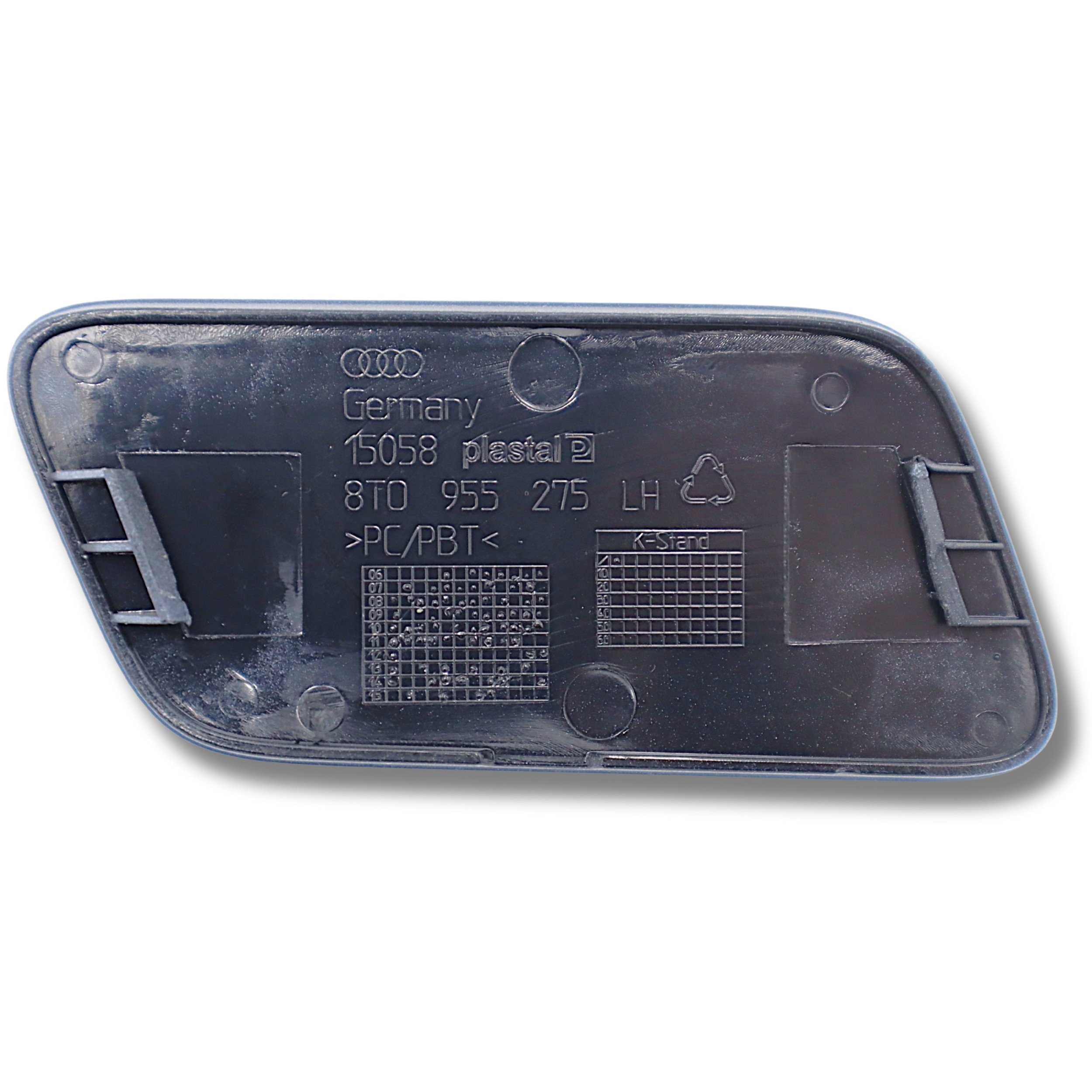 Original Audi A5 Coupe/ Sportback A5 Cabrio Abdeckkappe Scheinwerferwaschanlage Stossfänger vorne links grundiert