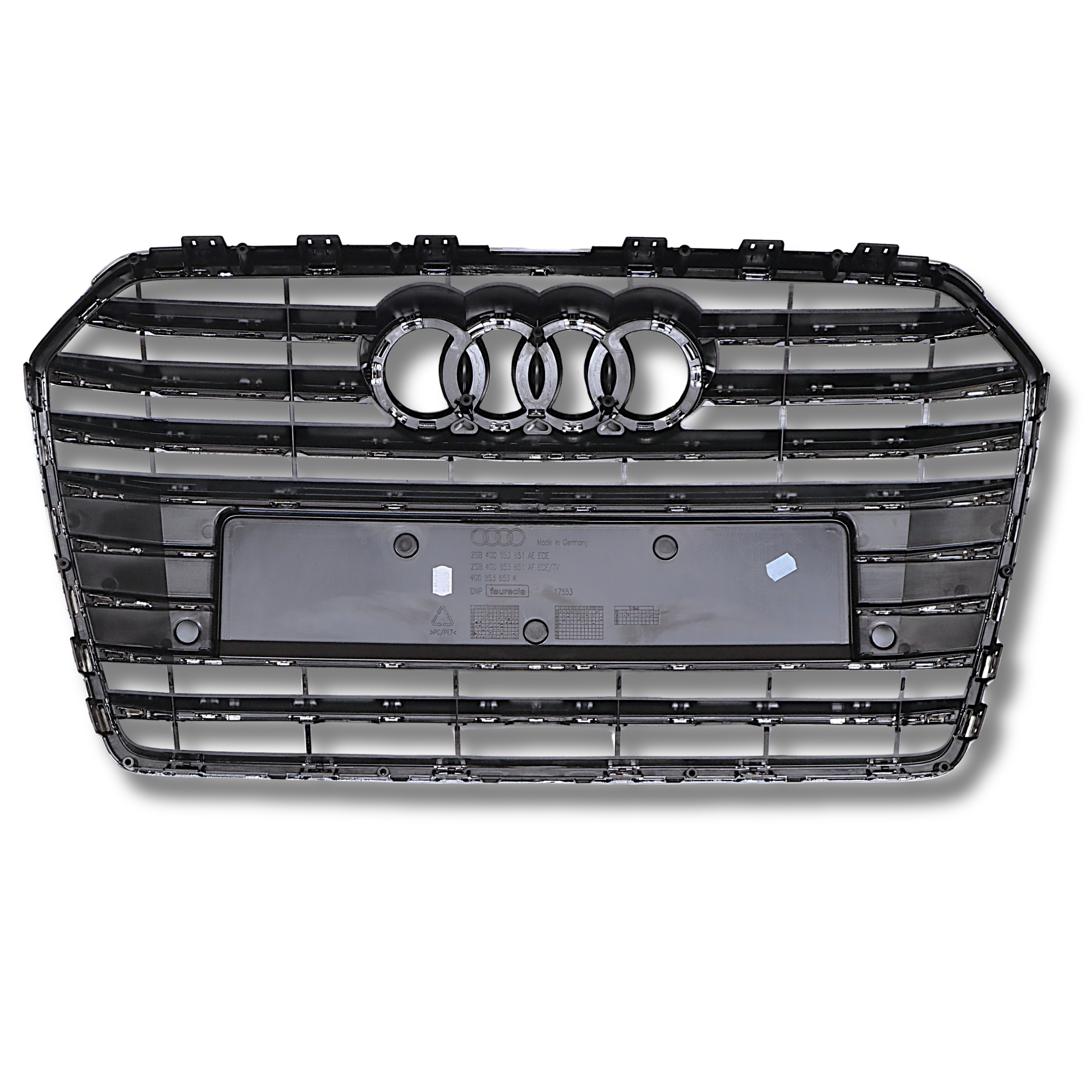 Original Audi Kühlergrill, schwarz-glänzend – 4G0853651AET94