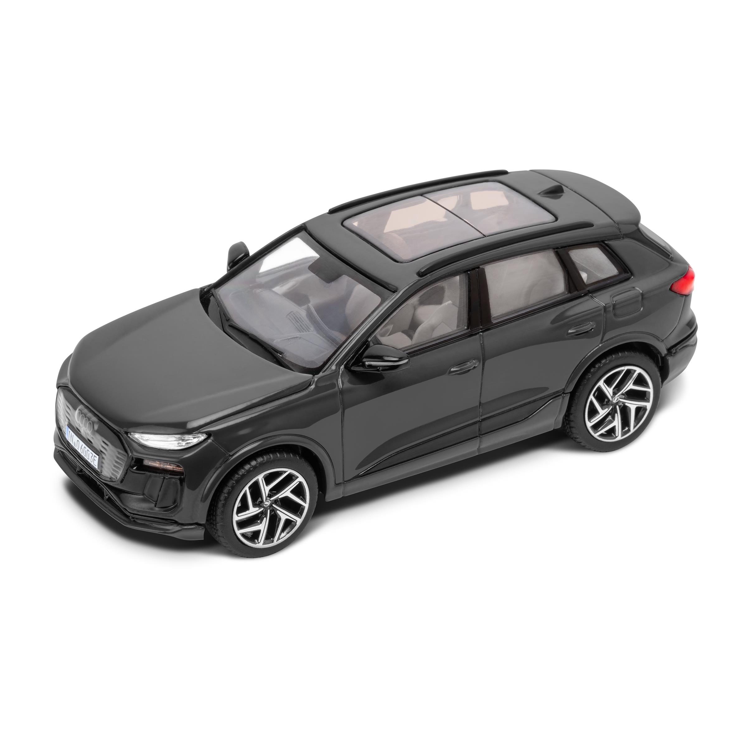 Original Audi Q6 e-tron, Magnetgrau, 1:43
