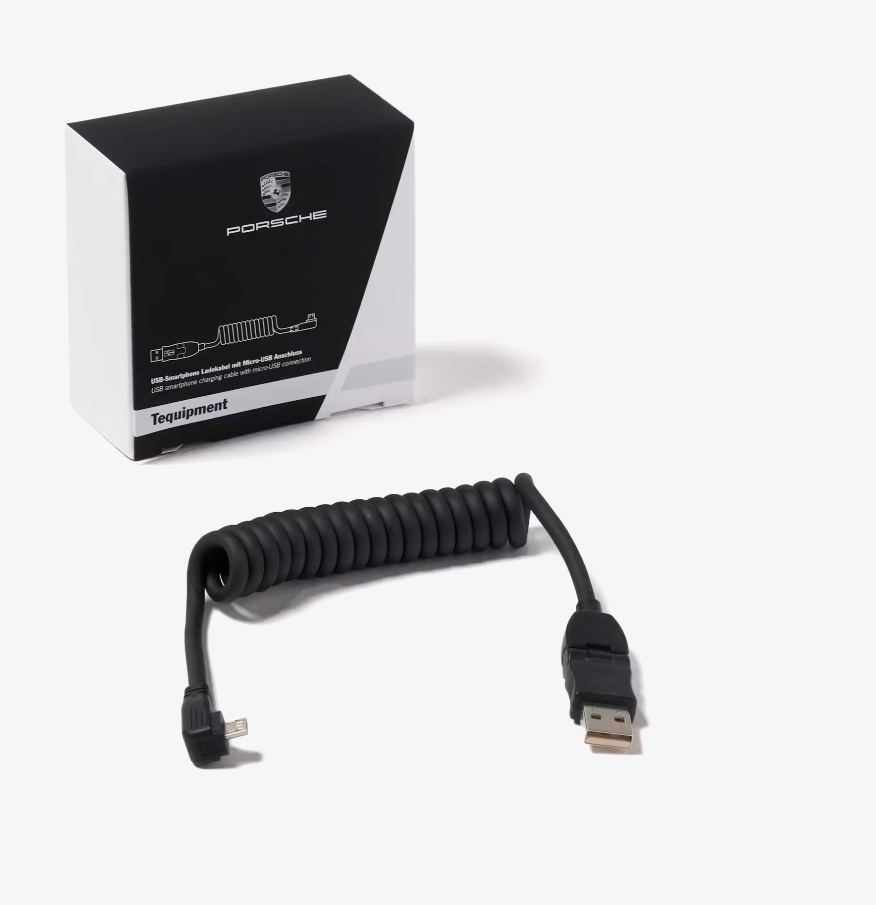 Porsche USB-Smartphone Ladekabel mit Micro-USB Anschluss