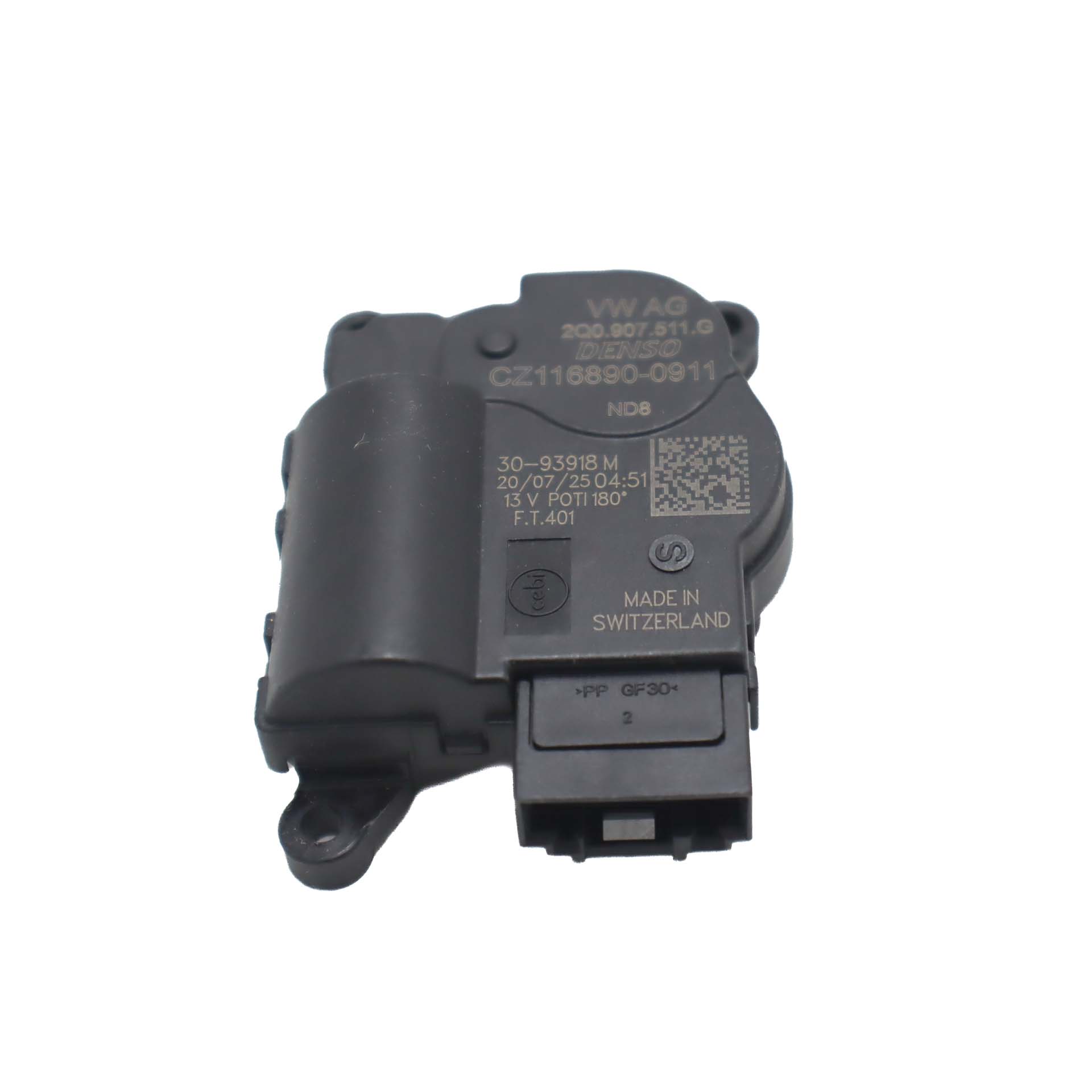 Stellmotor Temperaturklappe 2Q0907511G Original VW Audi Seat Skoda