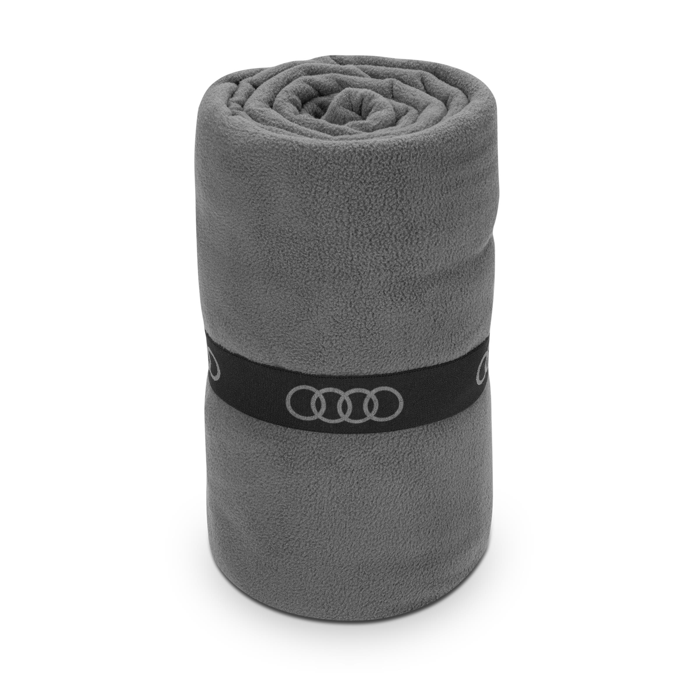 Original Audi Fleecedecke, grau