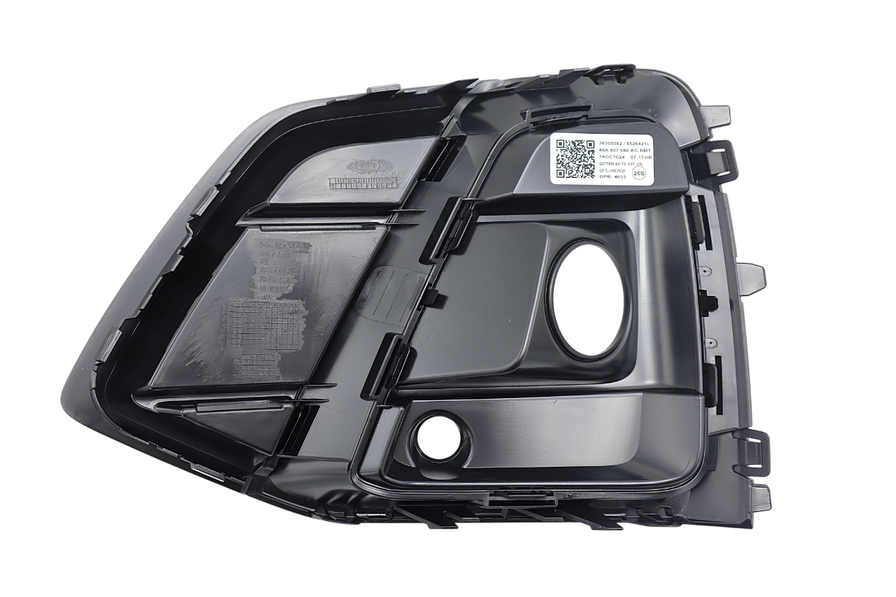 Original Audi Q5 Luftführungsgitter rechts satinschwarz/brillantschwarz