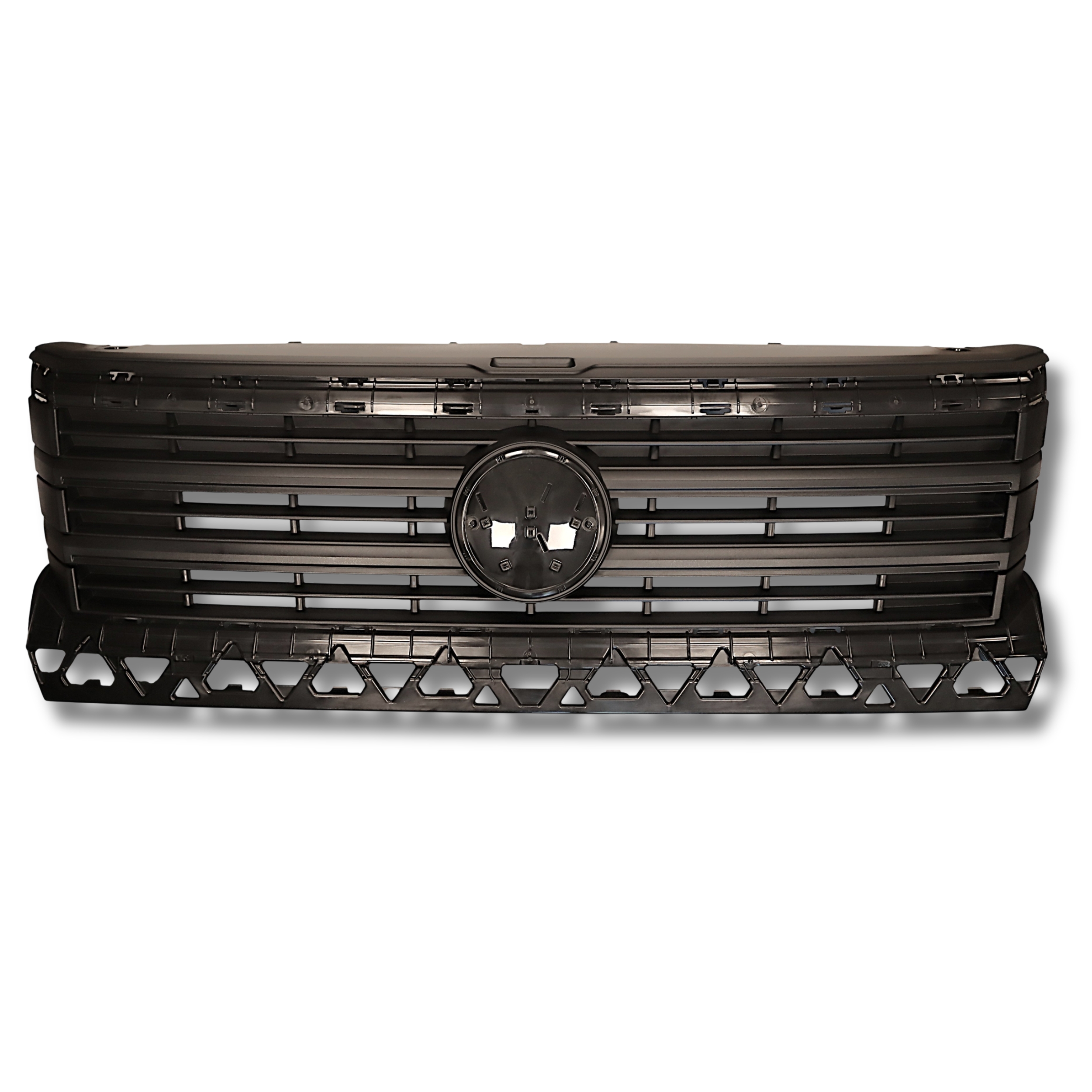Original Volkswagen Kühlergrill, satinschwarz – 7C0853653J9B9