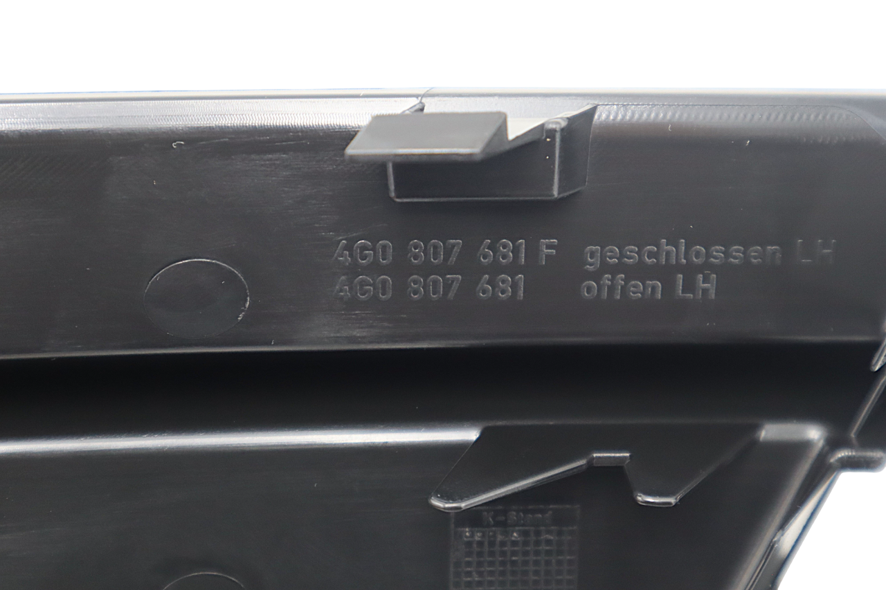 Original Audi A6 Luftführungsgitter links satinschwarz