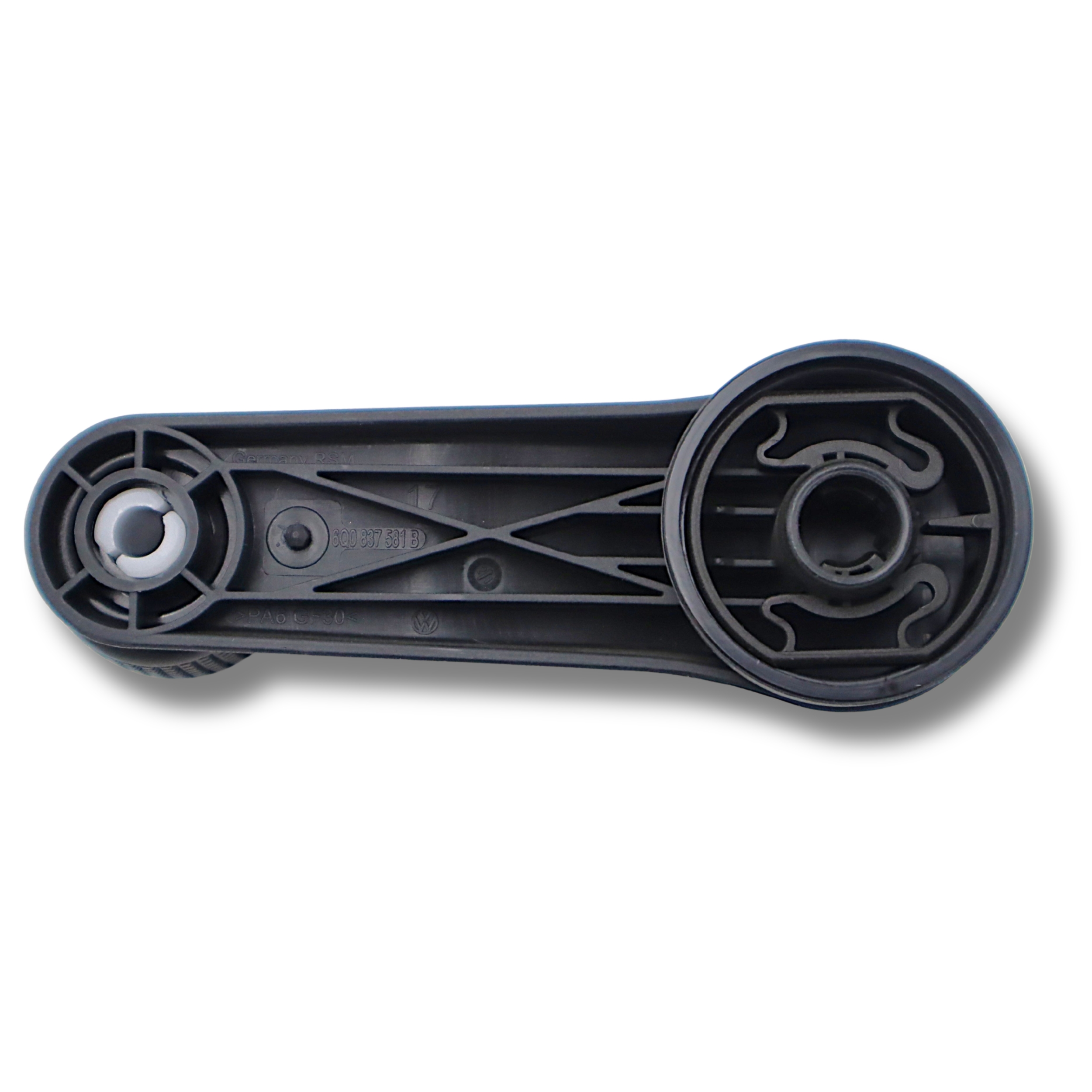 Original VW Ameo Polo Fensterkurbel hinten, titanschwarz