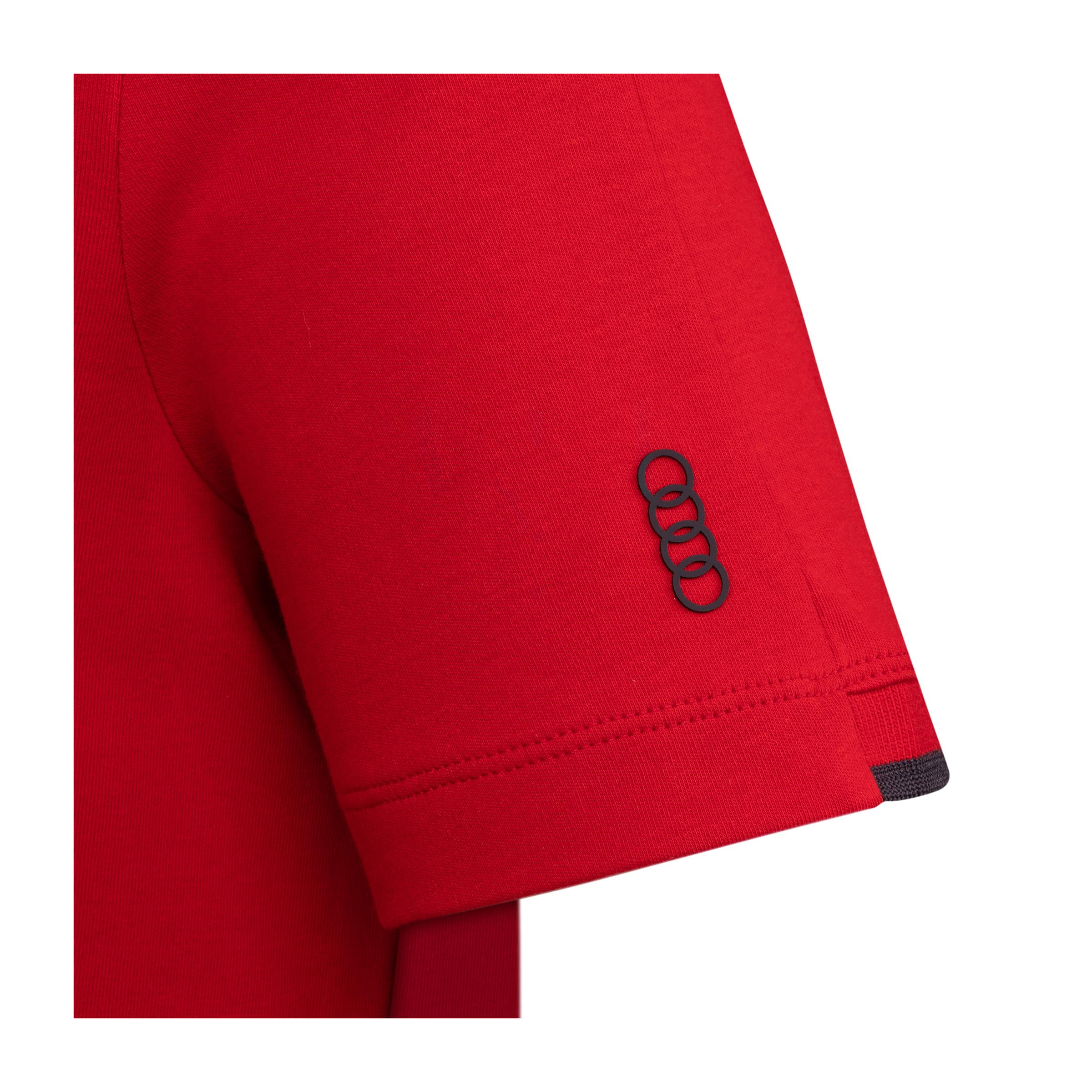 Original Audi Poloshirt, Herren, rot, Gr. S