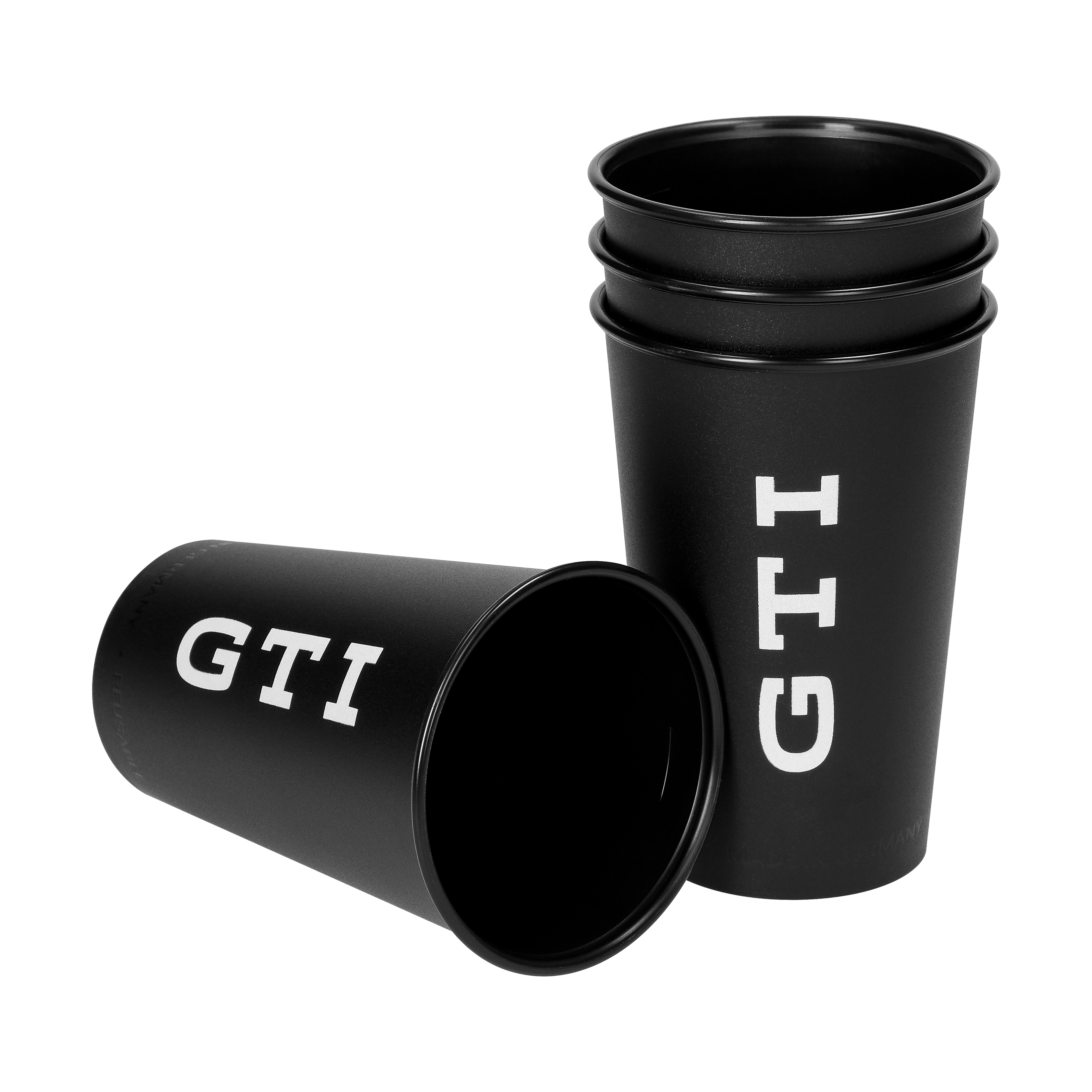 Original VW Becherset GTI, 0,3l, schwarz