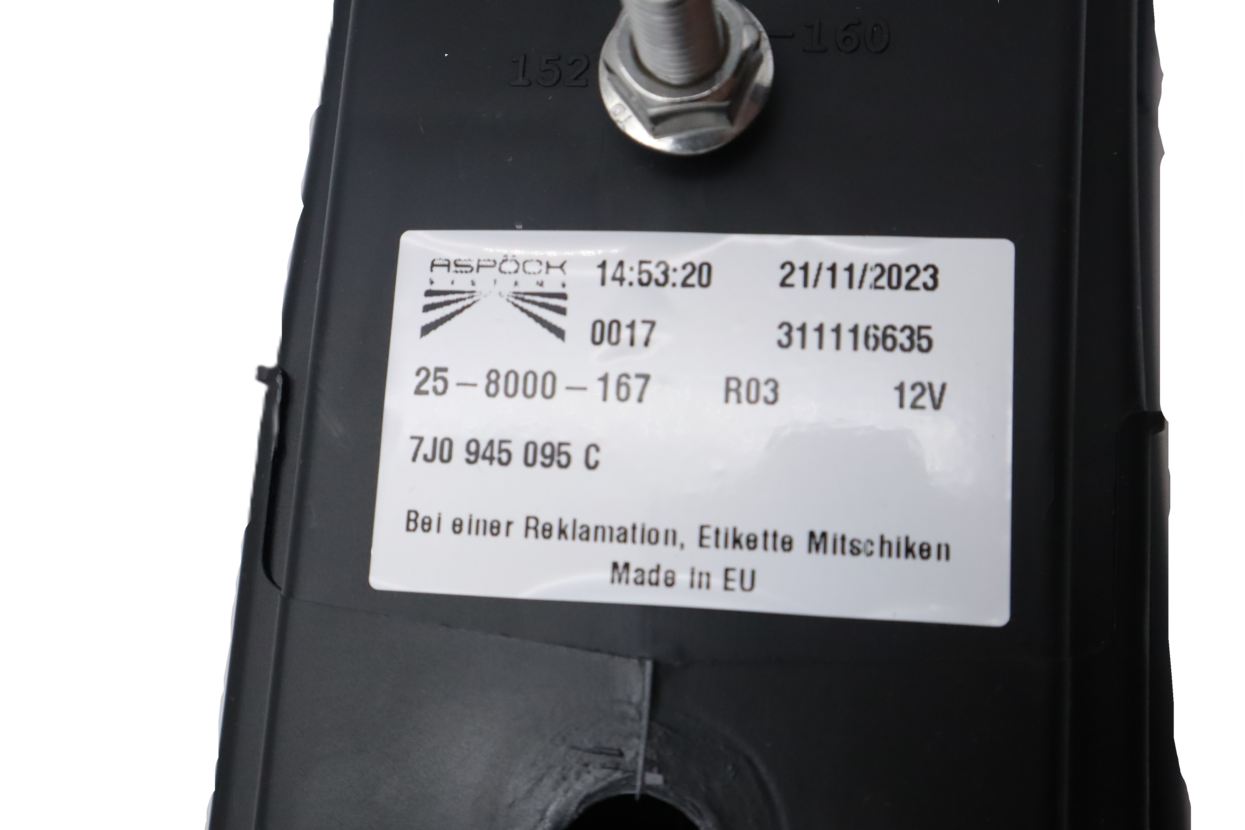 Original VW Transporter Schlussleuchte Rückleuchte Heckleuchte hinten