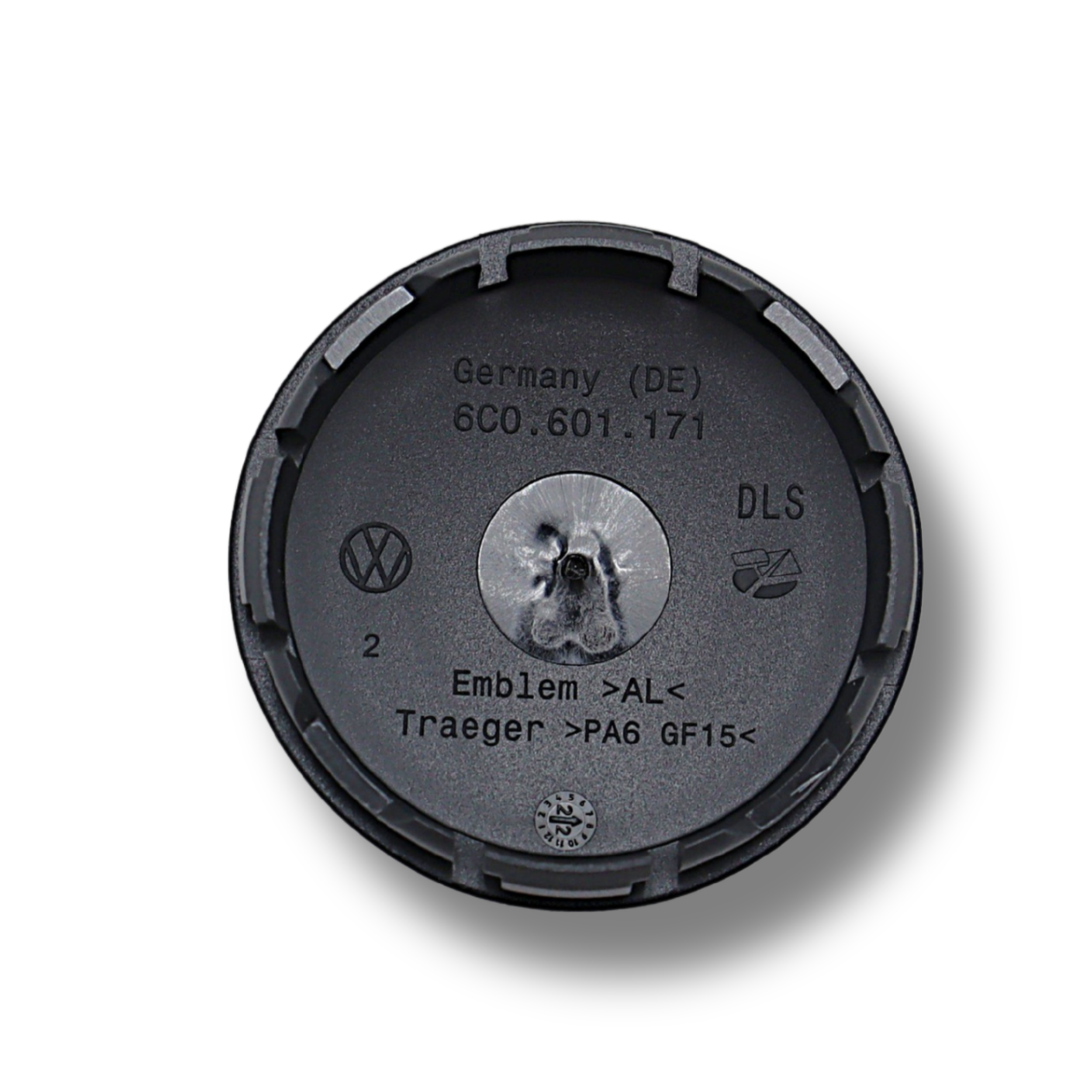 Original VW Golf Polo T-Cross T-Roc up! e-up! Radzierkappe Abdeckkappe für Alufelge 6C0601171  XQI