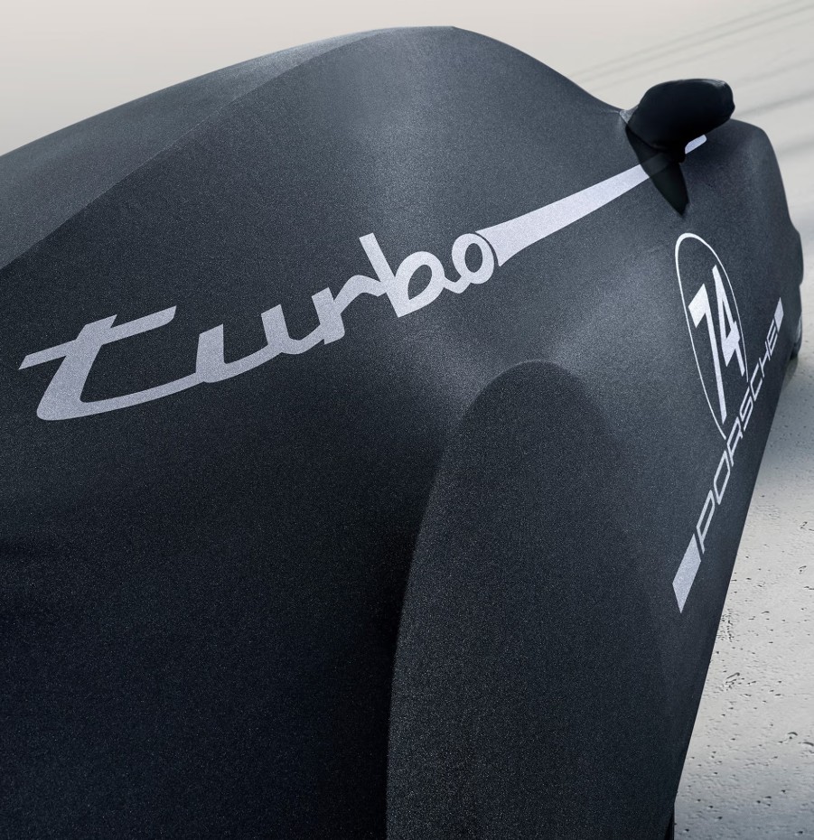 Original Porsche Indoor-Car-Cover "turbo 50" inklusive Lenkrad-Cover - 99204401213