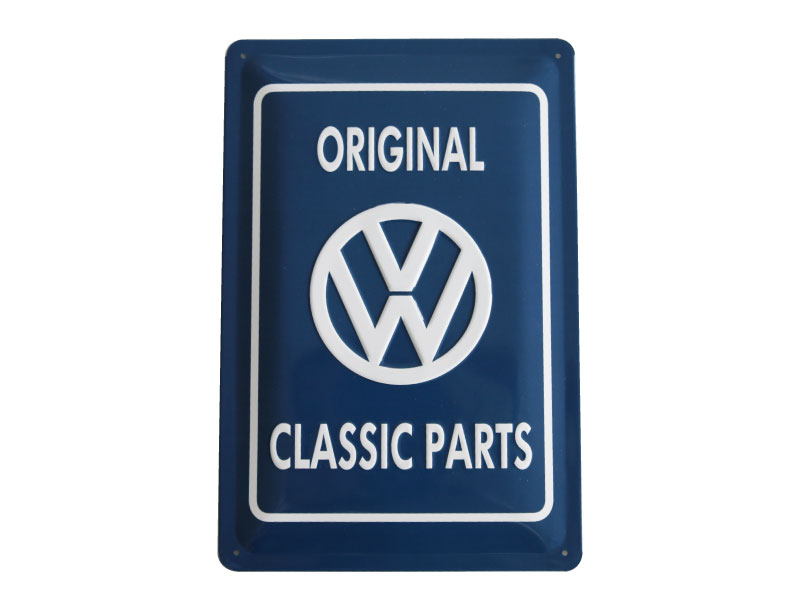 Original Volkswagen Metallschild Original Classic Parts