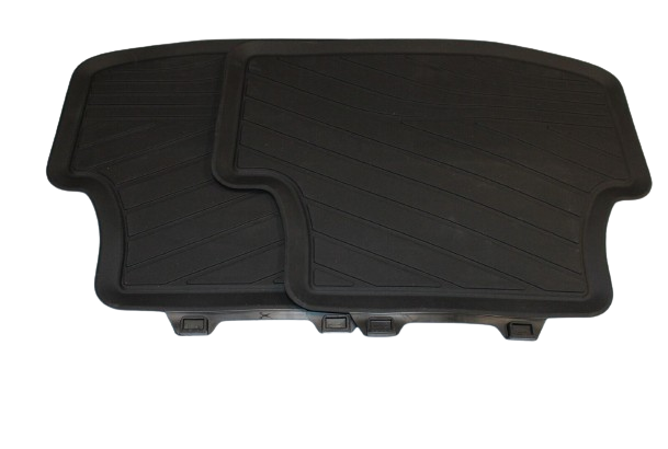 Original VW Golf 8 Allwetterfußmattenset, hinten schwarz