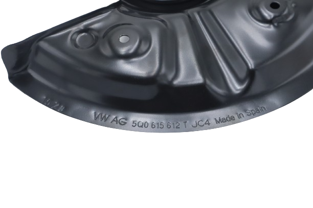 Original VW Audi SEAT Deckblech Bremse Hinterachse rechts Ankerblech