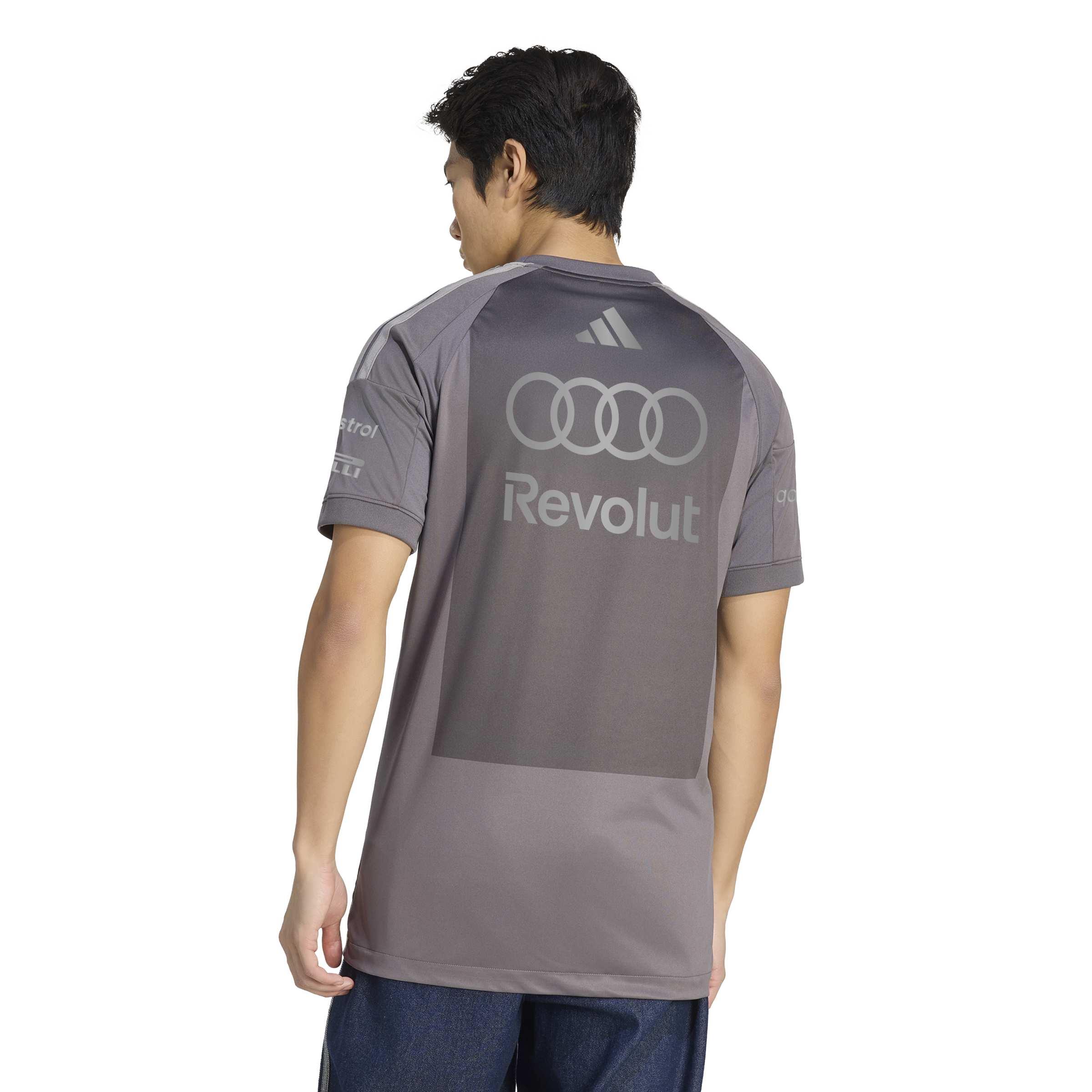 Original Audi Formel 1 Fan Fahrertrikot-Replika Herren, grau - 313260210-Konfig