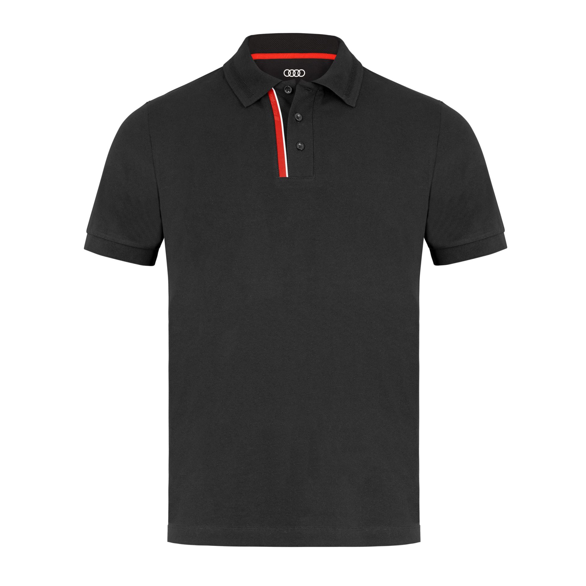 Original Audi Sport Poloshirt, Herren, schwarz